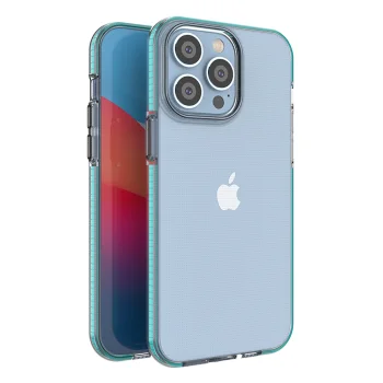 Dėklas „Spring Case“, skirtas „iPhone 14 Pro Max“, su rėmeliu, mėlynas
