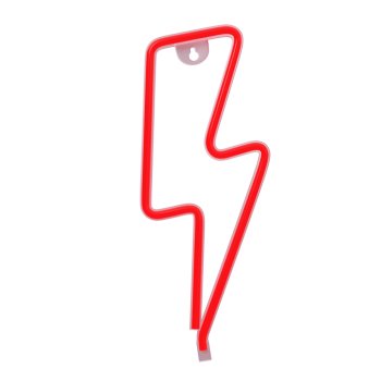 Forever Light LED Neon Lightning, Red, USB/Battery