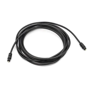 Optinis garso laidas Toslink-Toslink, 3m, juodas