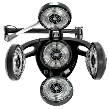 Professional Hair Salon Climazone Gabbiano GD-505W, Black