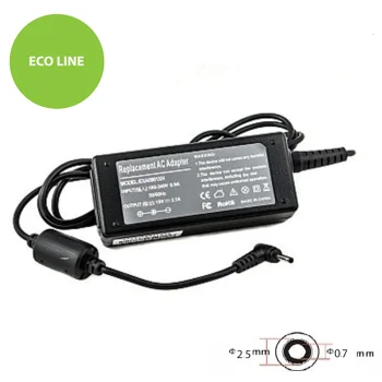 Extra Digital Laptop Power Adapter for ASUS 40W (19V, 2.1A, 2.5x0.7mm)