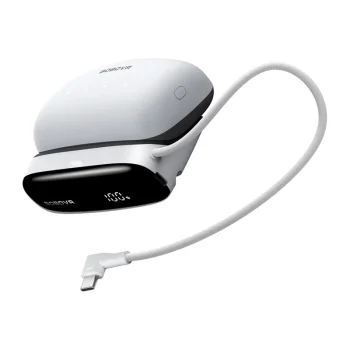 BoboVR PD100 Combo dokstotelė ir išorinė baterija B100, balta