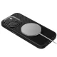 Uniq Keva Magclick dėklas su MagSafe skirtas iPhone 15 Pro Max, juodas