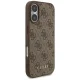 Guess 4G Classic dėklas, skirtas iPhone 17, rudas