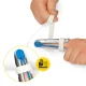 4Fizjo MED Finger Stabilizer / Splint, Silver, Size L