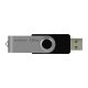 Goodram UTS2 128GB USB 2.0 atmintinė, juoda