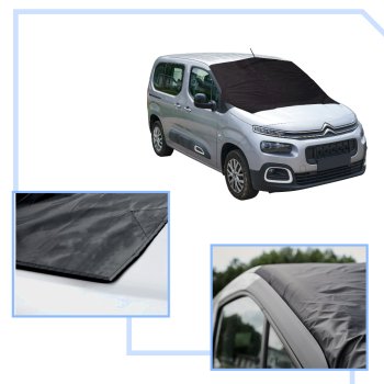 Magnetic Car Windshield Cover for Sun and Frost, 210x125cm