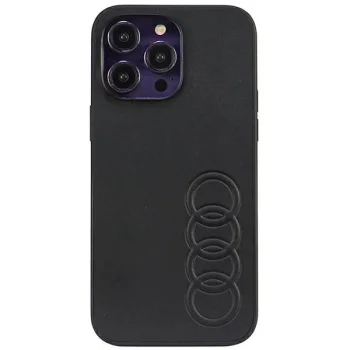 Audi dėklas iPhone 14 Pro Max telefonui, juodas