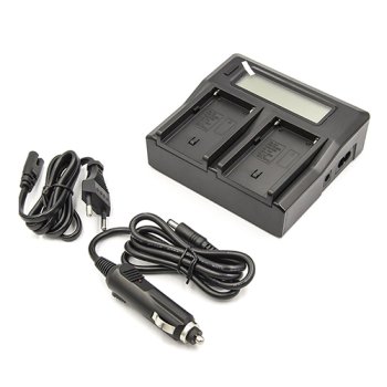 Dvigubas įkroviklis Extra Digital Sony NP-F970 su LCD ekranu