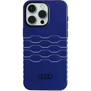 Dėklas Audi IML MagSafe skirtas iPhone 15 Pro Max, mėlynas