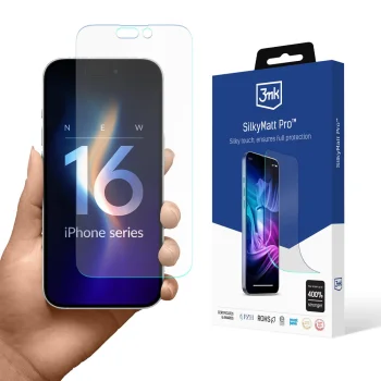 Apsauginė plėvelė 3mk Silky Matt Pro, skirta iPhone 16 Pro Max, matinė