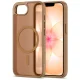Tech-Protect BasicMag MagSafe dėklas skirtas iPhone 16e / 17e, rudas