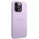 Guess Saffiano Strap dėklas skirtas iPhone 14 Pro, violetinis