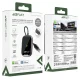 Belaidis automobilinis adapteris Acefast QC1 CarPlay ir Android Auto, pilkas