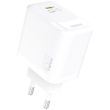 Dudao A28 45W GaN USB-C įkroviklis, baltas