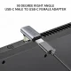 Kampinis USB-C adapteris Tech-Protect Ultraboost AA02, pilkas