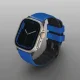 Uniq Linus Airosoft silikoninis dirželis Apple Watch 42/44/45/49mm, mėlynas