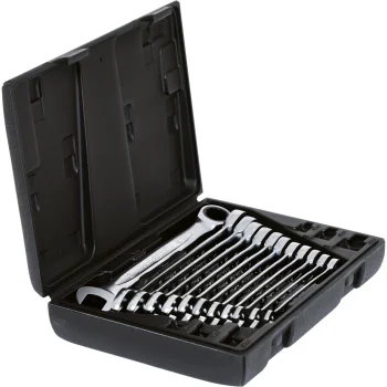 KS Tools GEARplus kombinuotų reketinių veržliarakčių rinkinys 503.4265, 12 vnt. 8-19 mm