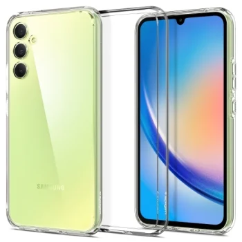 Samsung Galaxy A34 (SM-A346) Spigen Ultra Hybrid dėklas, skaidrus