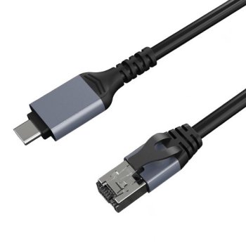 USB-C to RJ45 Gigabit Ethernet Adapter Cable CAT6 3m