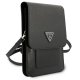Guess Saffiano Triangle Smartphone Bag & Wallet, Black