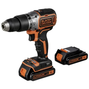 Akumuliatorinis smūginis gręžtuvas-suktuvas Black & Decker BL188KB-QW 18V