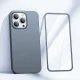 Dėklas Joyroom 360 Full Case telefonui iPhone 13 Pro Max su apsauginiu stiklu JR-BP928, pilkas