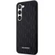 Karl Lagerfeld dėklas Samsung Galaxy S24 telefonui Saffiano Mono Metal Logo, juodas