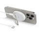 Tech-Protect QI15W-A33 belaidis įkroviklis su MagSafe ir stoveliu - baltas