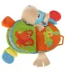 Donkey Sensory Soft Book with Rattle and Teether Toy for Babies