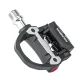 Rockbros P602 dviračio pedalai su SPD-SL sistema, juodi
