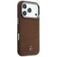 Mercedes-Benz dėklas iPhone 17 Pro telefonui, rudas