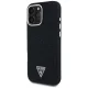 Guess Denim Triangle Logo MagSafe dėklas iPhone 16 Pro telefonui, juodas
