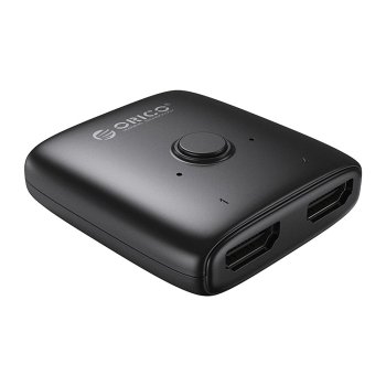 Orico AS2-A1 dvikryptis HDMI perjungiklis (4K 60Hz), juodas