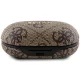 Belaidės ausinės Guess 4G Metal TWS Bluetooth ENC, rudos