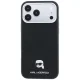 Karl Lagerfeld Grained Karl Head Metal MagSafe dėklas iPhone 18 Pro / 17 Pro, juodas