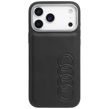 Audi TT Synthetic Leather MagSafe dėklas iPhone 17 Pro Max, juodas