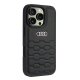 Audi dirbtinės odos dėklas, skirtas iPhone 16 Pro, juodas