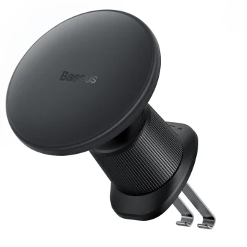 Magnetinis automobilinis telefono laikiklis Baseus CW01 su 15W belaidžiu įkrovikliu, juodas