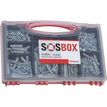 Mūrvinčių ir sraigtų rinkinys Fischer SOS-Box S/FU, 180 vnt.