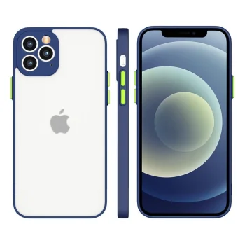 Milky Case lankstus silikoninis dėklas Samsung Galaxy A42 5G, tamsiai mėlynas