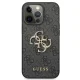 Guess 4G Big Metal Logo dėklas iPhone 13 Pro / 13 telefonui, pilkas