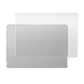 Apsauginis dėklas AmazingThing Titan Hardshell nešiojamajam kompiuteriui MacBook Air M5 16", skaidrus
