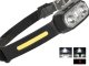 LED Headlamp with Motion Sensor, USB-C Rechargeable, Black
