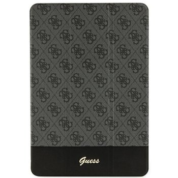 Guess 4G Stripe Allover atverčiamas dėklas iPad 10.2", juodas