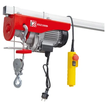 Elektrinis lyninis keltuvas Holzmann ESZ500D 230V, 500 kg, 900 W, Raudona/Sidabrinė