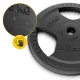 Ketaus svarsčių diskai 4FIZJO 2 x 15 kg (26 mm)