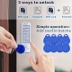 Hismart autonominė praėjimo kontrolės klaviatūra su RFID skaitytuvu 125KHz