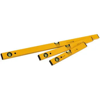 Gulsčiukų rinkinys STABILA Classic Set 70, 3 vnt. (40, 60, 100 cm), geltonas