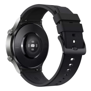 Silikoninis dirželis laikrodžiui Huawei Watch GT 2 / 3 / 4 / Pro / GT 2e 46mm, juodas